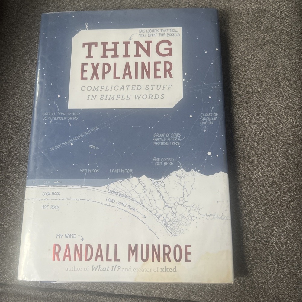 Randall Munroe Thing Explainer Book Like New Hardcover xkcd Science